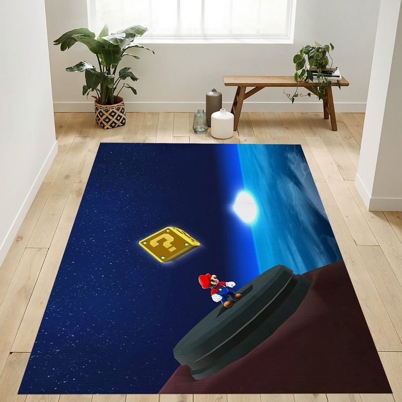 Super Mario 19 Area Rug Living Room And Bed Room Rug Gift Us Decor