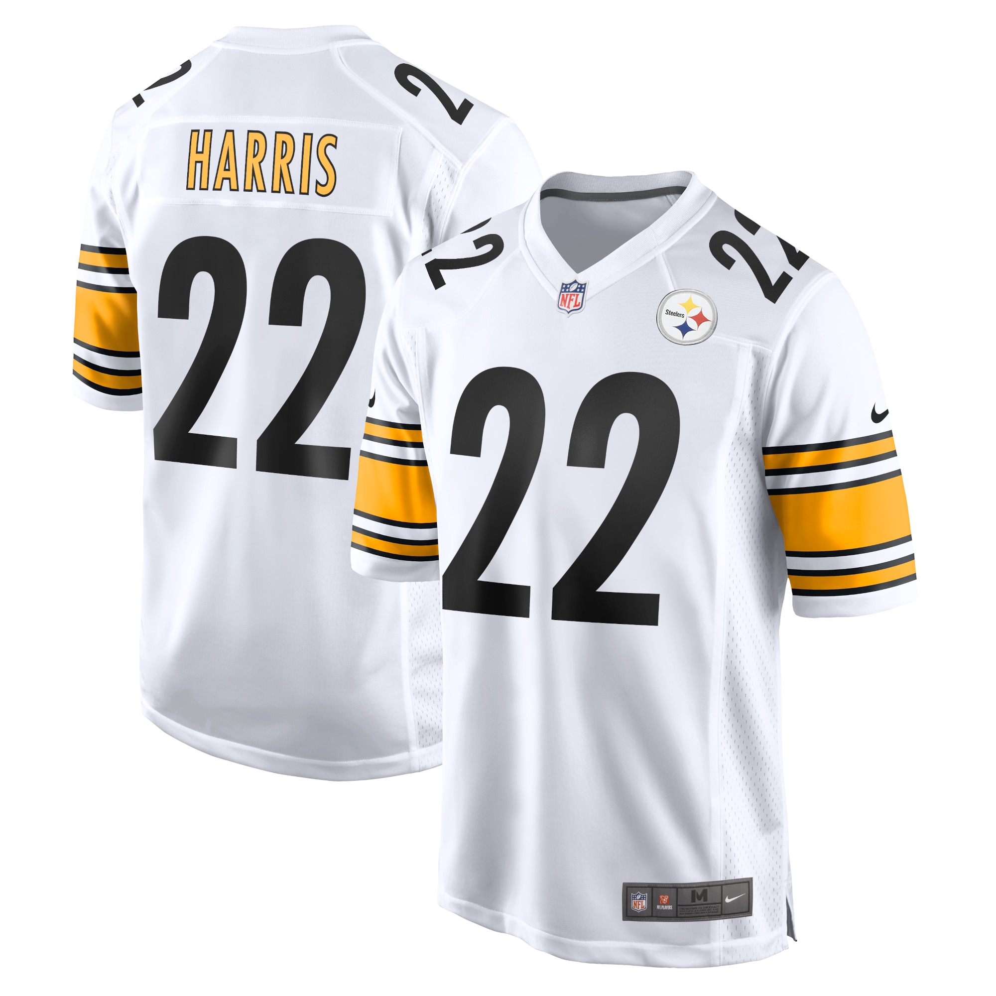 Najee Harris Pittsburgh Steelers Game Jersey – White