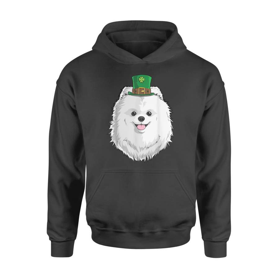 Pomeranian Dog St Patricks Day Leprechaun Gift Puppy Hoodie