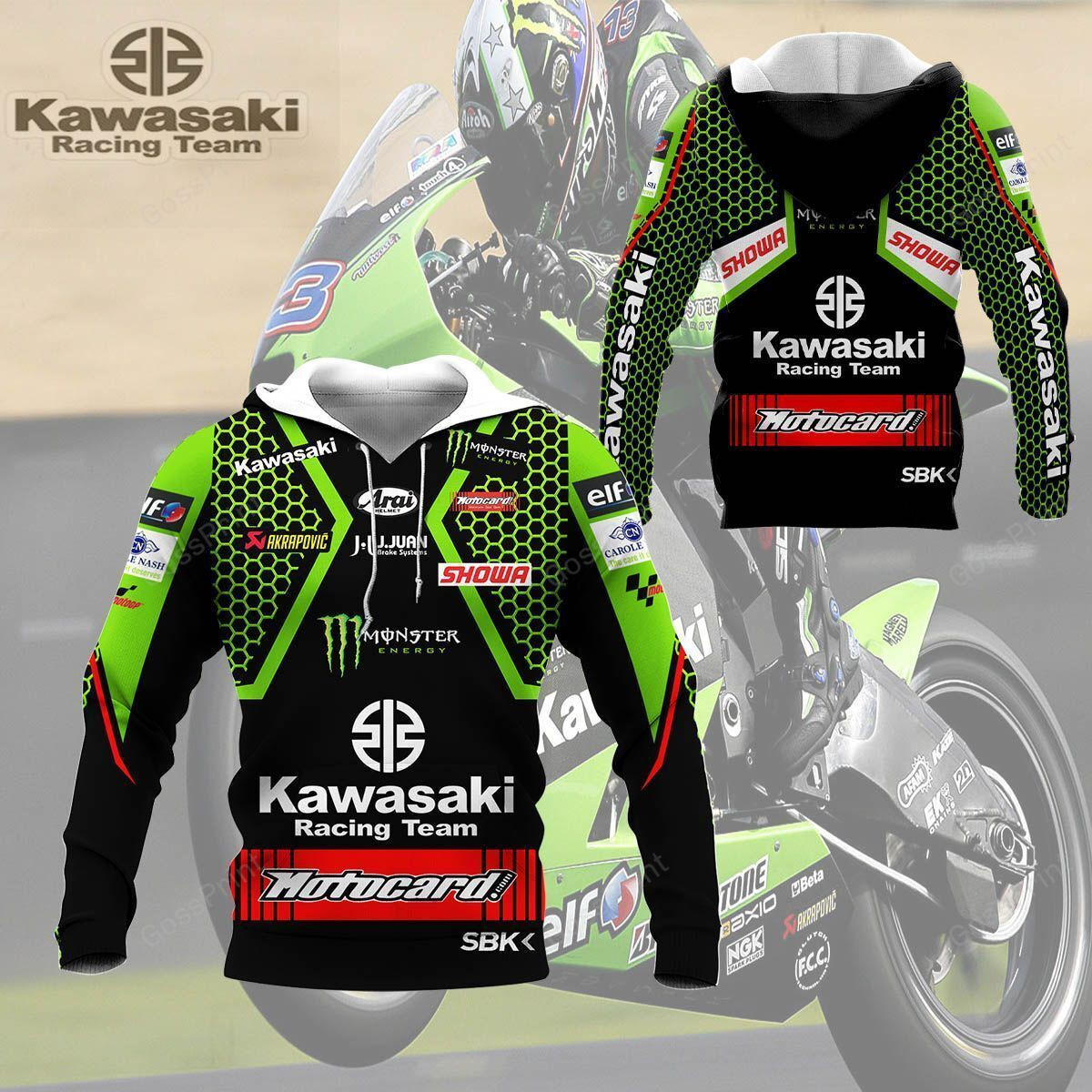 3D All Over Kawasaki Shirt Ver 23