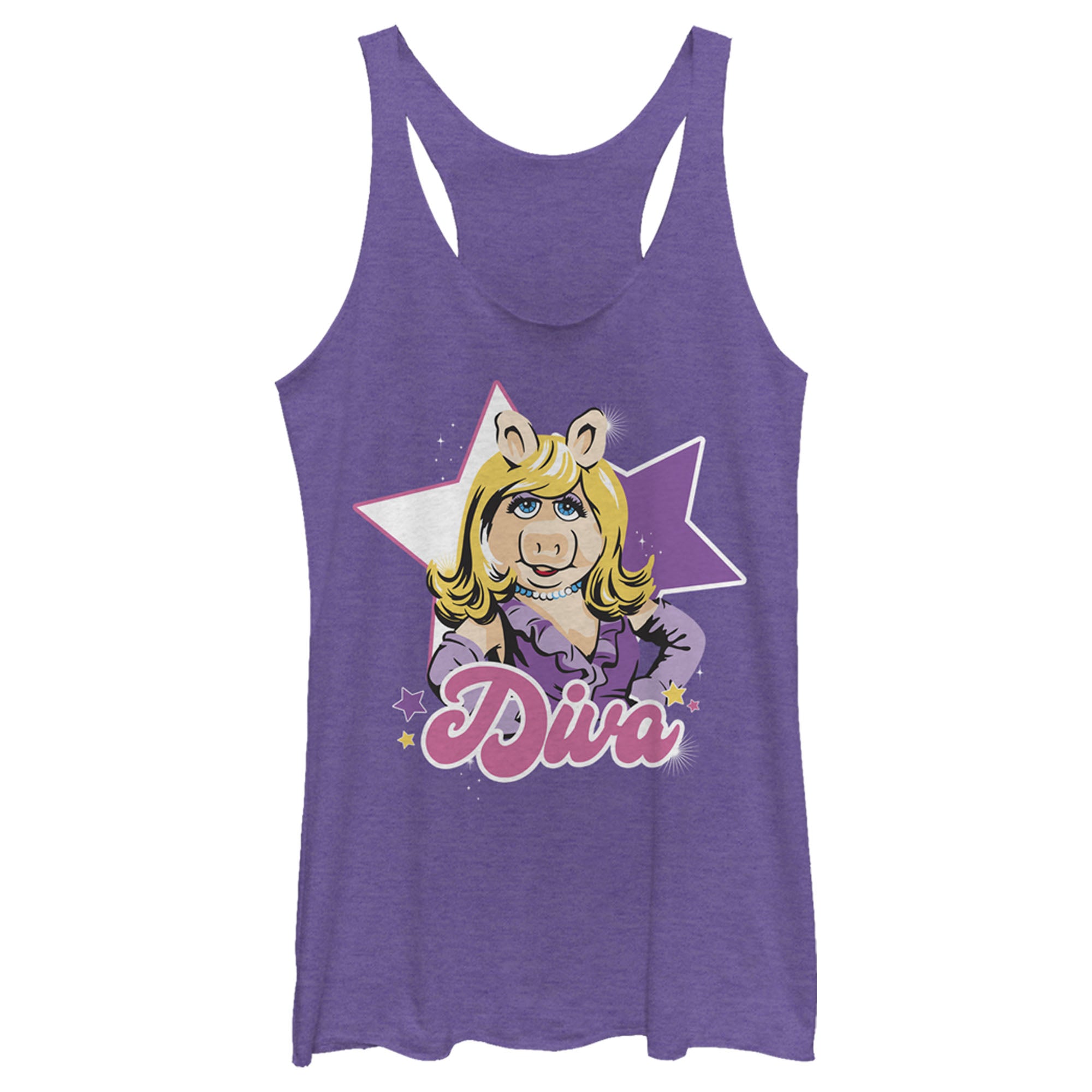 Women’S The Muppets Diva Piggy Racerback Tank Top