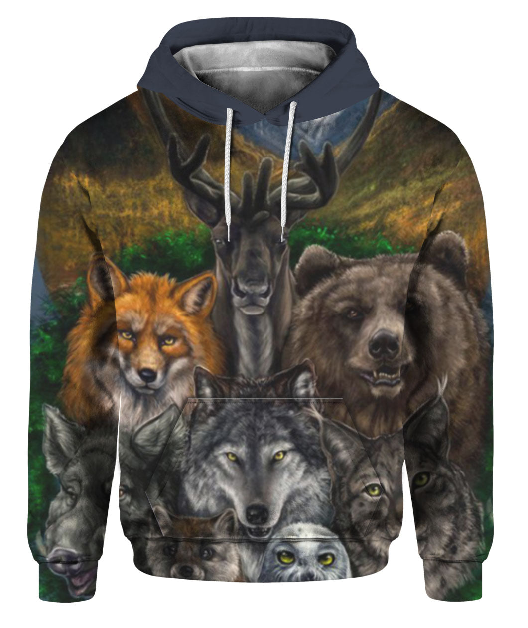 Native American Bear Wolf Owl Fox Unique All Over Print | For Men & Women | Ho2825