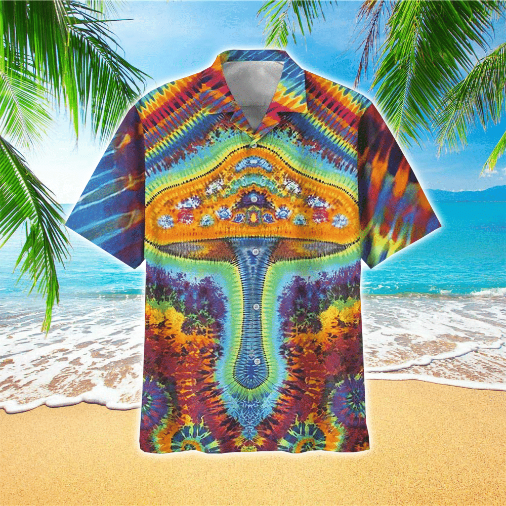 Hippie Magic Mushroom Hawaii Shirt Aloha Ha3874