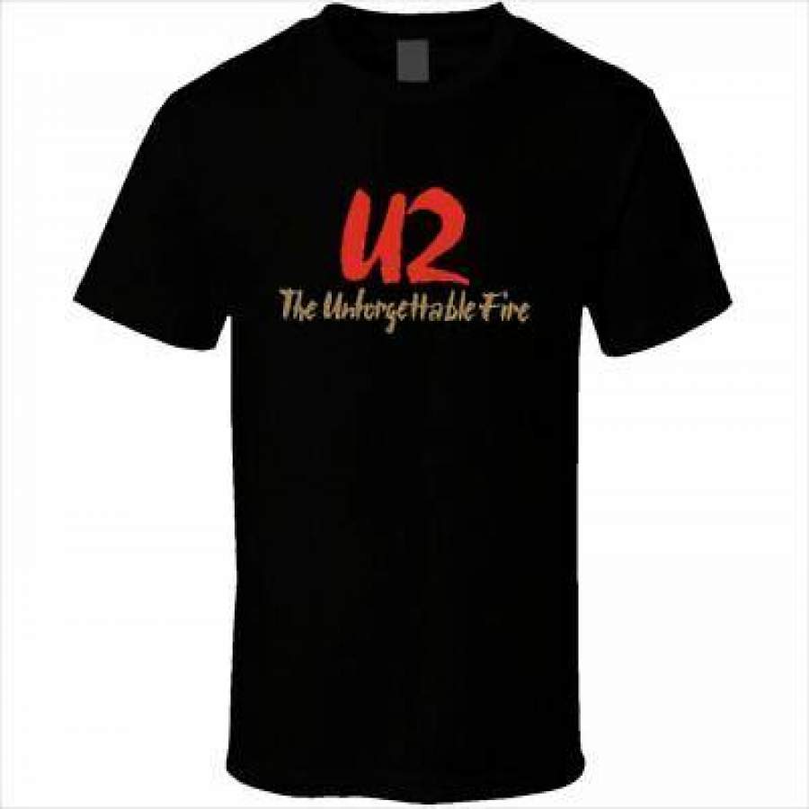 U2 The Unforgettable Fire T Shirt Mens Tee 100% Cotton Fan Gift From Us