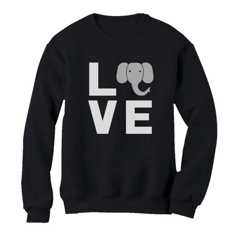 Love Elephants Be Kind To Elephants Animal Lover Sweatshirt