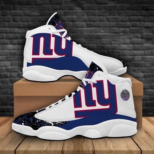 New York Giants Custom Air Jordan 13 Sneaker Custom Sports Runing Shoe Jordan Des 9