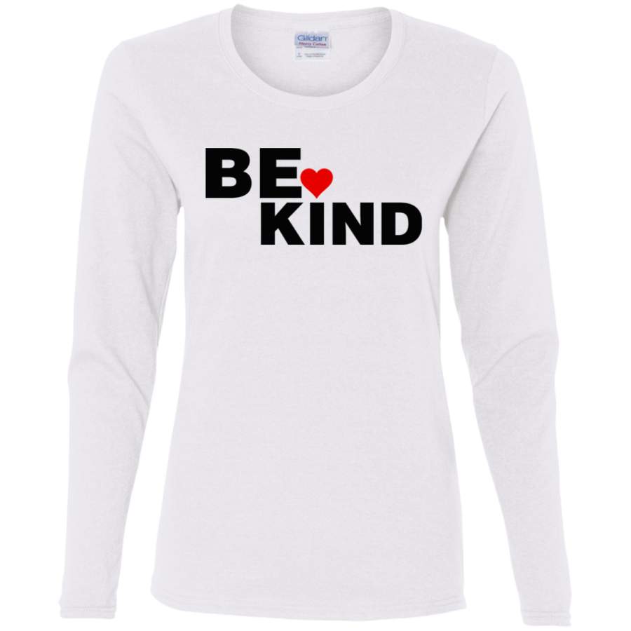 AGR BE KIND Ladies’ Cotton LS T-Shirt