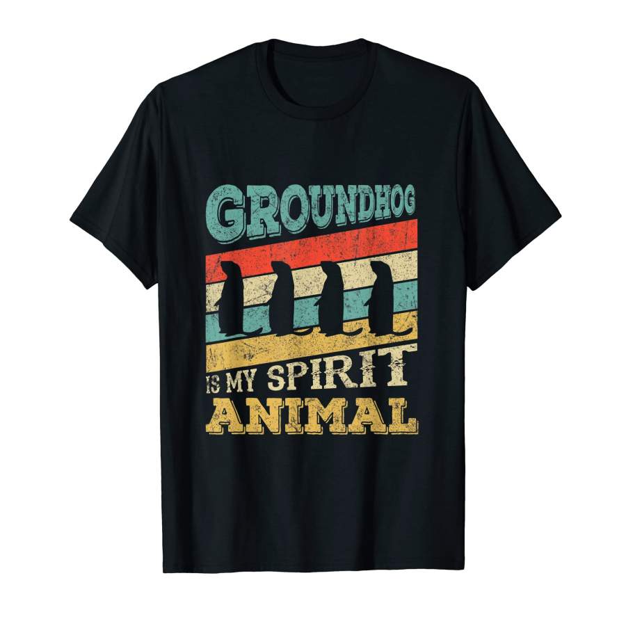 Adorable Groundhog Spirit Animal Groundhog Lover Cool Gift For Men and Women T-Shirt, Quotes T Shirt, Funny t shirt