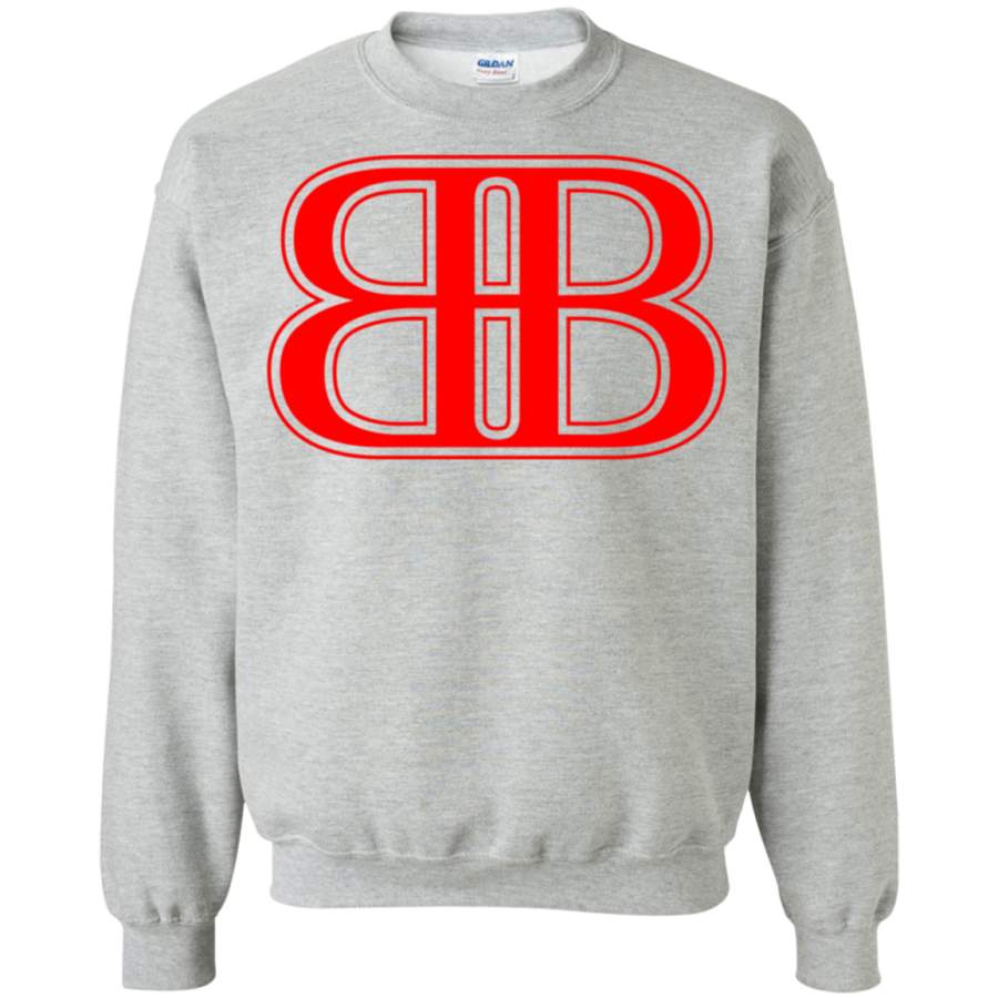 AGR Rob and Big Black Logo Crewneck Pullover Sweatshirt