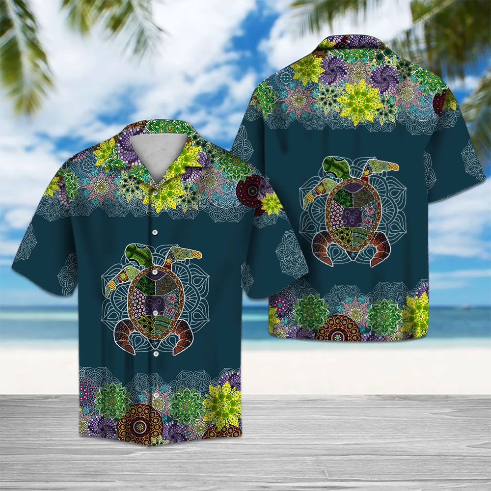 Turtle Mandala Hawaii Shirt For Men Women Adult Ha28890