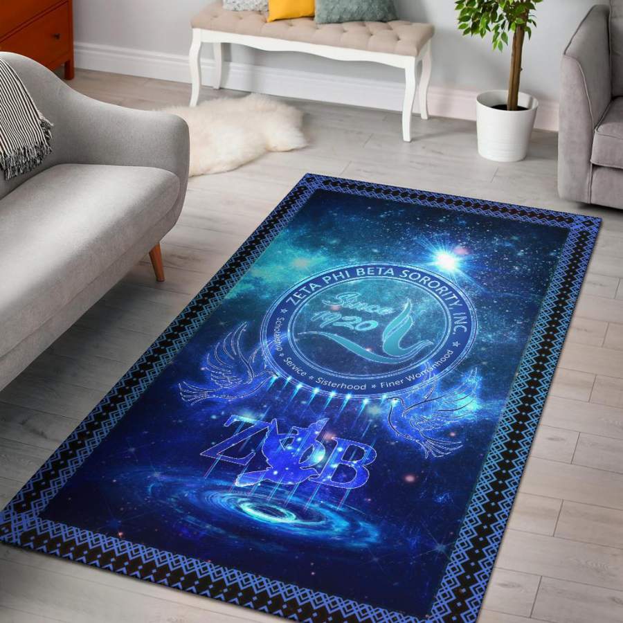 Zeta Phi Beta Area Rug