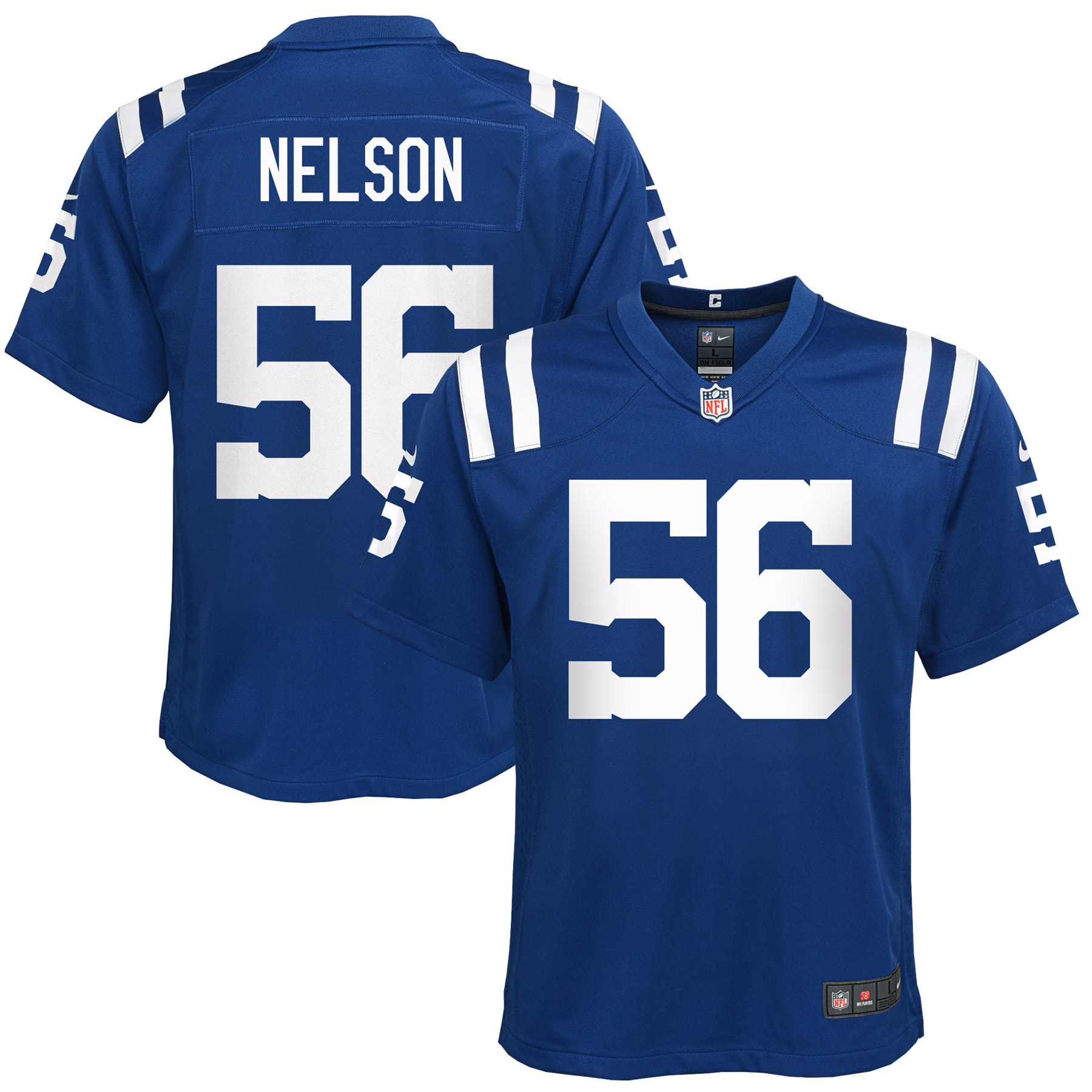 Quenton Nelson Indianapolis Colts Youth Game Jersey – Royal