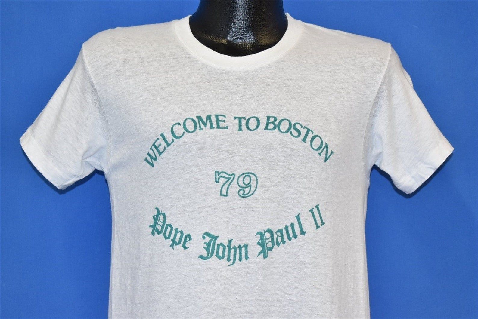 70S Pope John Paul Ii In Boston 1979 T-Shirt