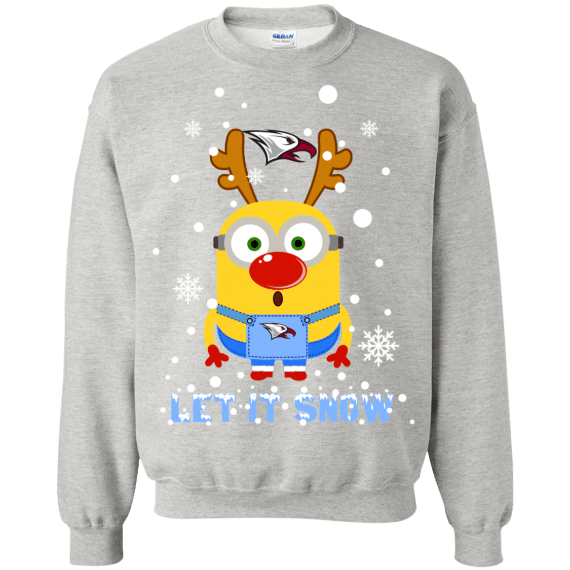 Check out this awesome Minion North Carolina Central Eagles Ugly Christmas Sweaters Let It Snow Sweatshirt