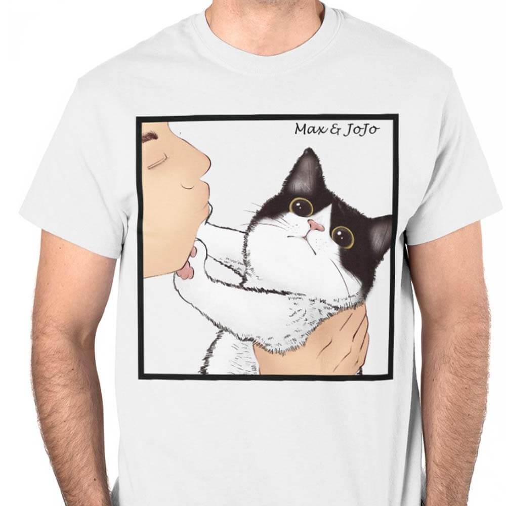 Cat Mom Dad Kissed Cute Shirt