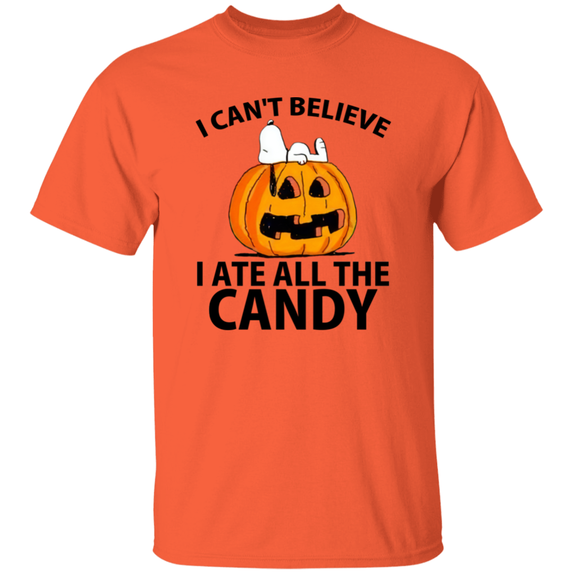I Cant Believe I Ate All The Candy Halloween Hippie T-Shirt
