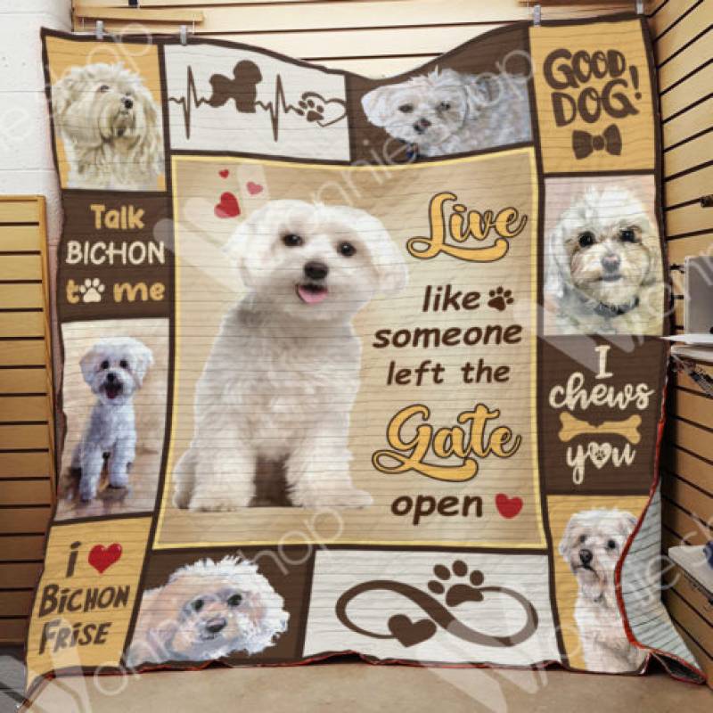 Bichon Frise Dog Blanket NOV2101 73O52