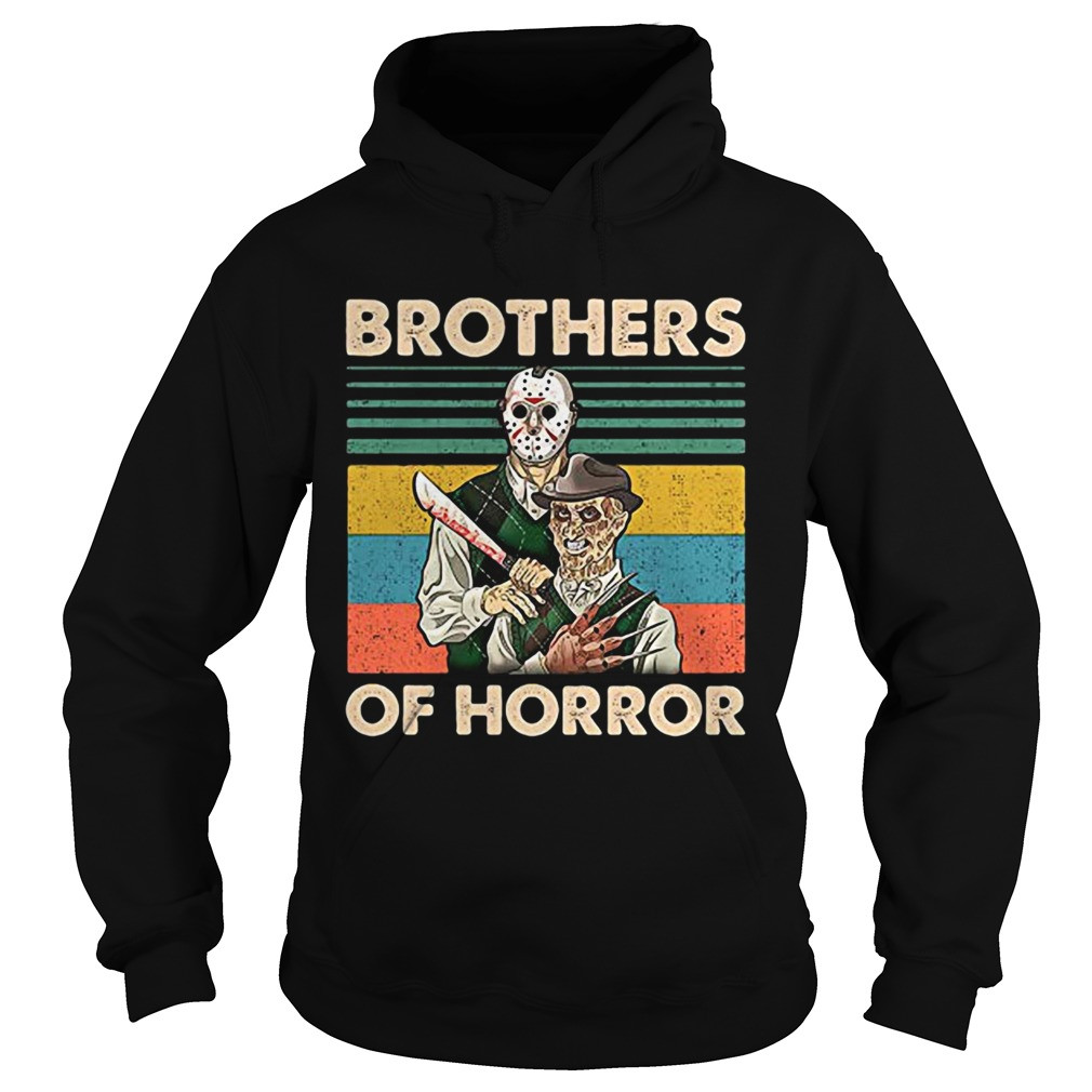 Brothers of Horror Jason Voorhees and Freddy Krueger vintage shirt