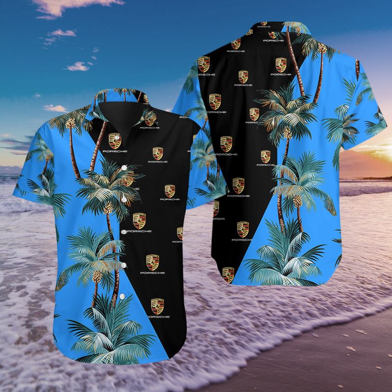 3D All Over Printed Porsche Lph-Nh Hawaiian Shirts Ver 1 (Blue)