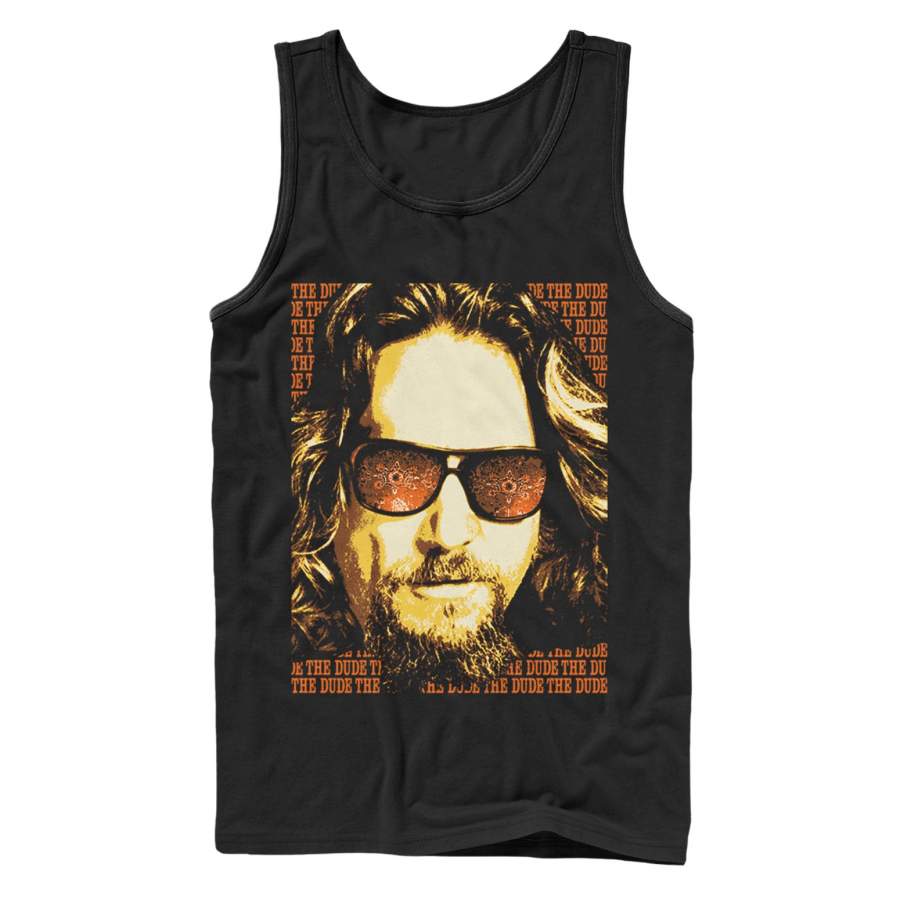 The Big Lebowski Men’s The Dude Text Poster  Tank Top