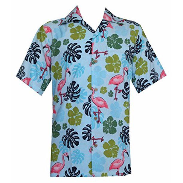 Flamingo Blue Unique Design Hawaii Shirt Ha59144