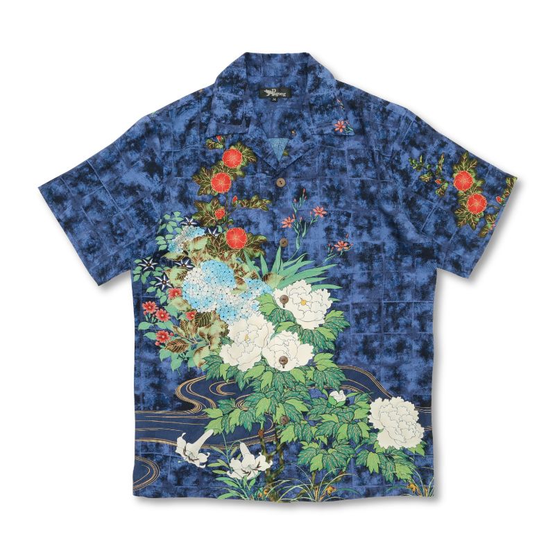 Floral Blue Awesome Design Hawaii Shirt Ha99214