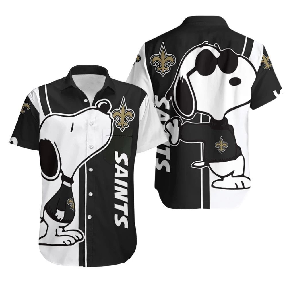 New Orleans Saints Snoopy Lover 3D Printed Hawaiian Shirt Beach Set