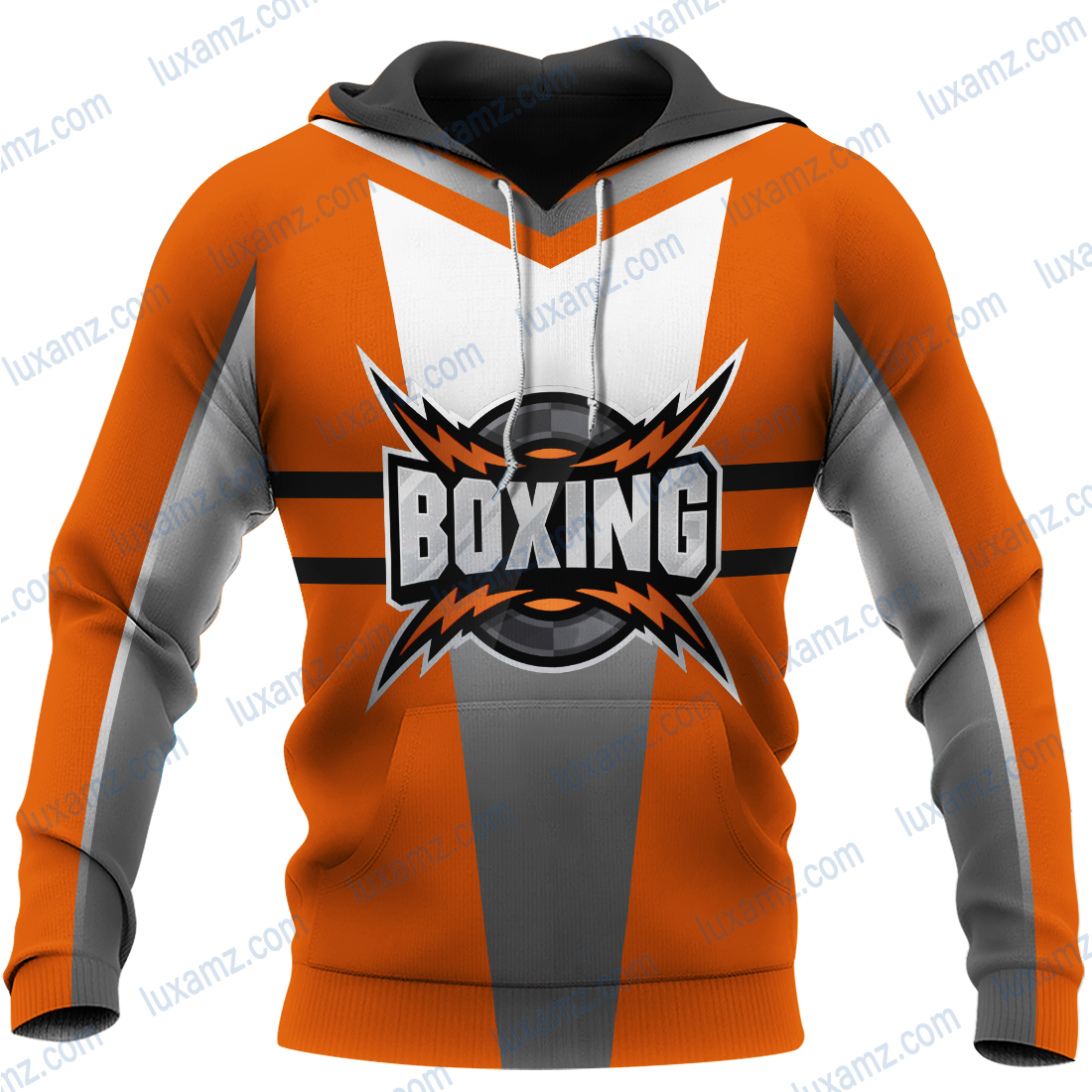 Boxing 3D Orange Color All Over Print