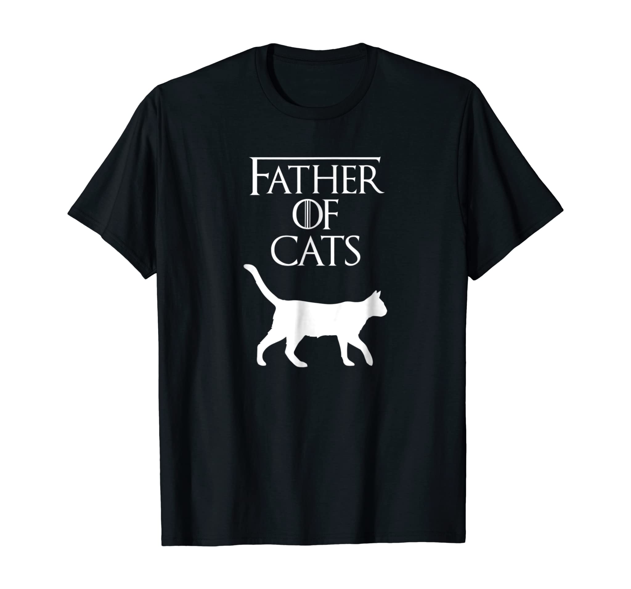 Mens Father of Cats | Fur Dad | Funny Cat Lover T-Shirt S500392