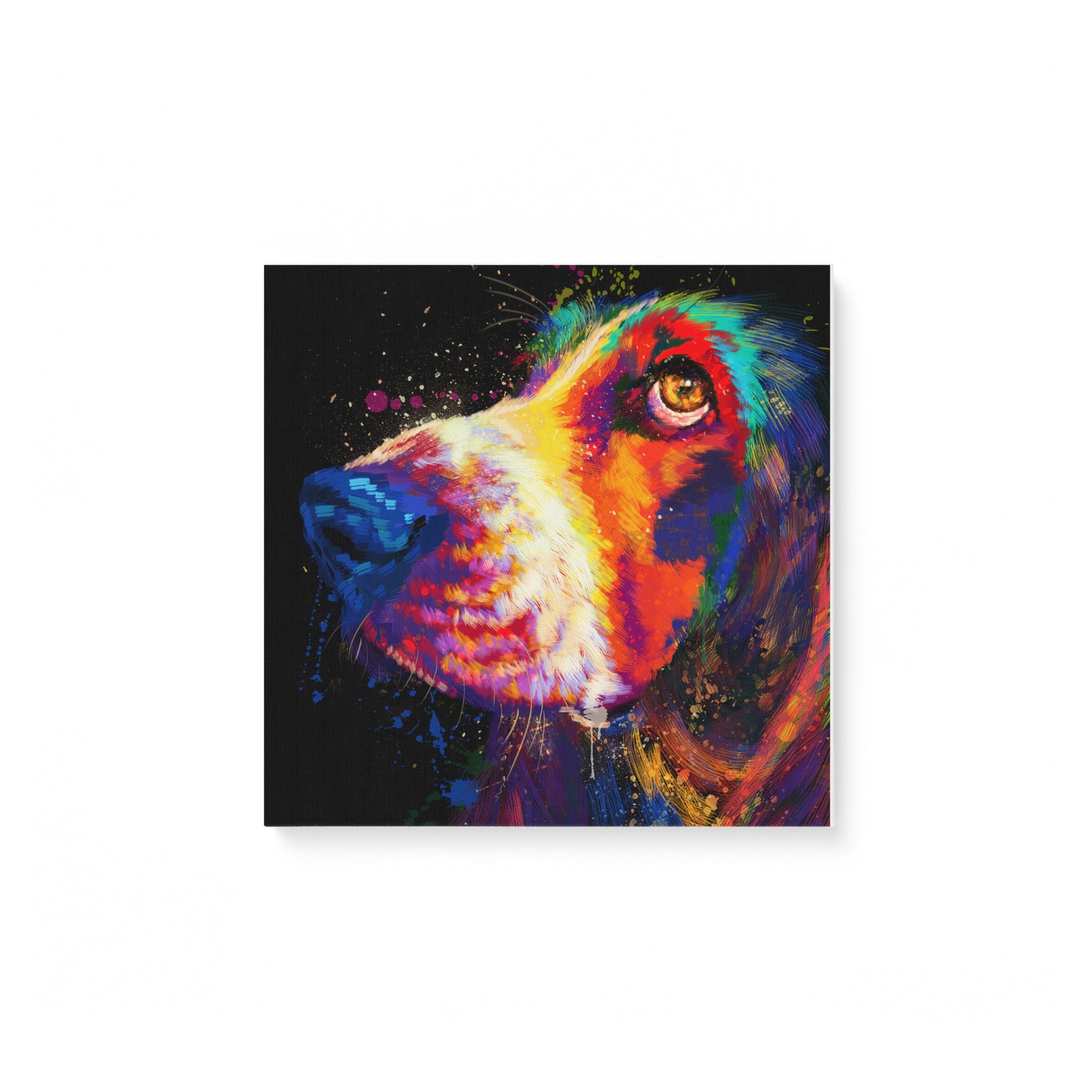Basset Hound Face Canvas