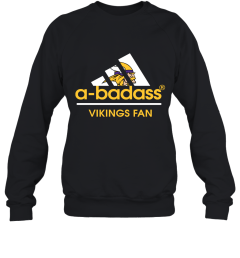 A Badass Minnesota Vikings 2D Sweatshirt