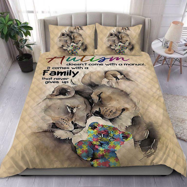 AUTISM LION C63AMG QUILT BED SET Owls Matrix