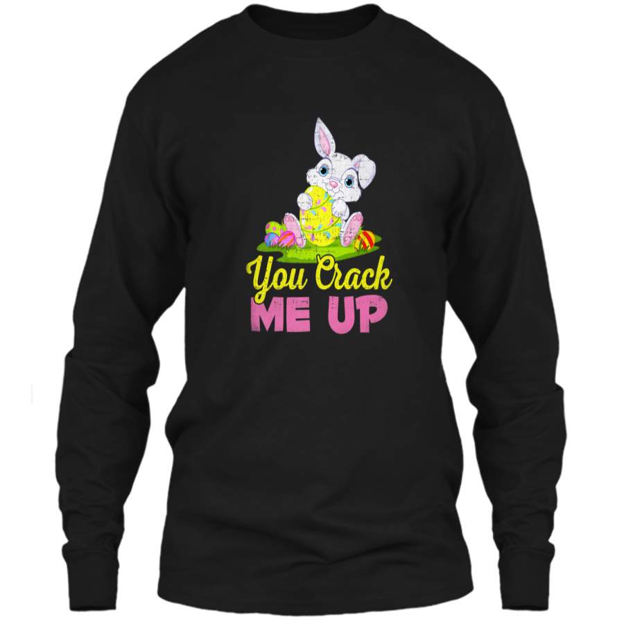 Cute Easter Egg Baby Bunny TShirt for Women LS Ultra Cotton Tshirt