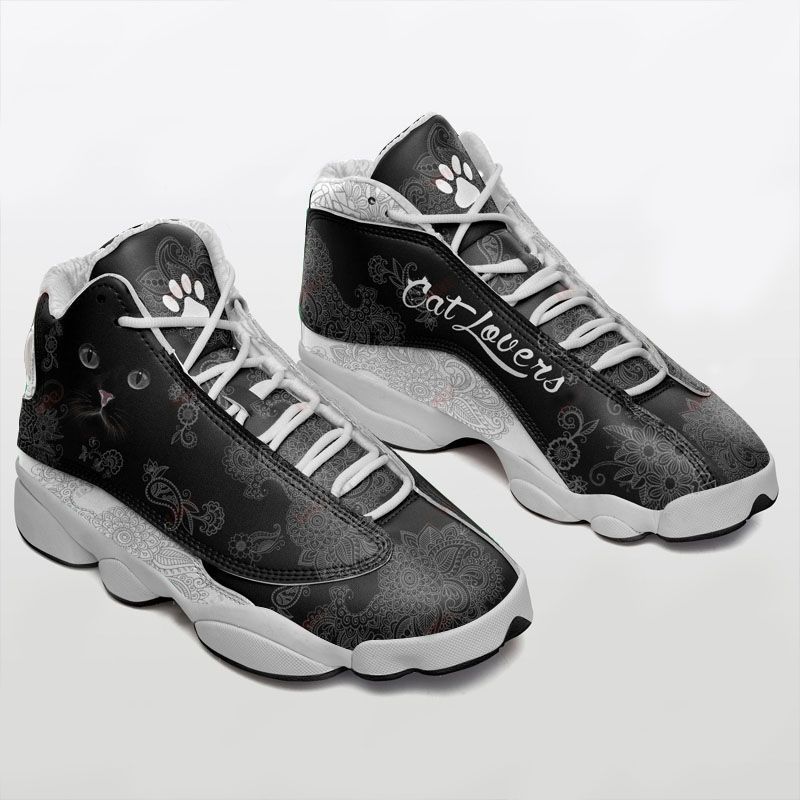 Black Cat Lovers Jordan 13 Shoes Sport Sneakers