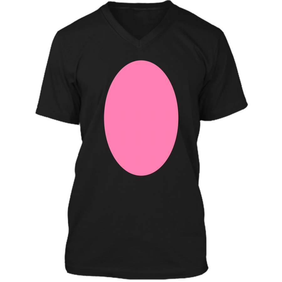 Easter Bunny Costume Shirt Mens Printed V-Neck T