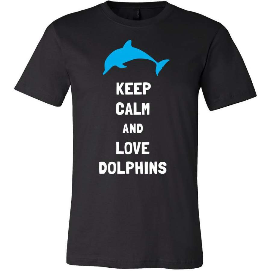 Dolphin Shirt – Keep Calm – Animal Lover Gift