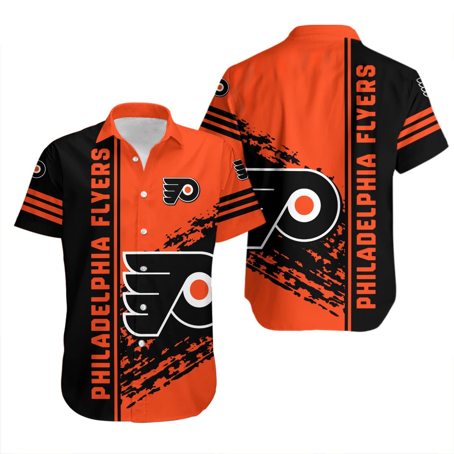 Philadelphia Flyers Hawaiian Shirt Quarter Style – Nhl