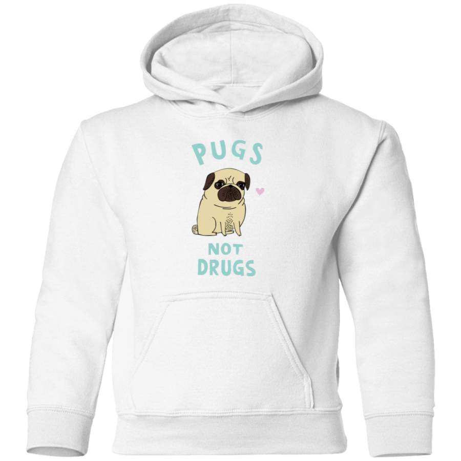 AGR Pugs Not Drugs1 Toddler Pullover Hoodie