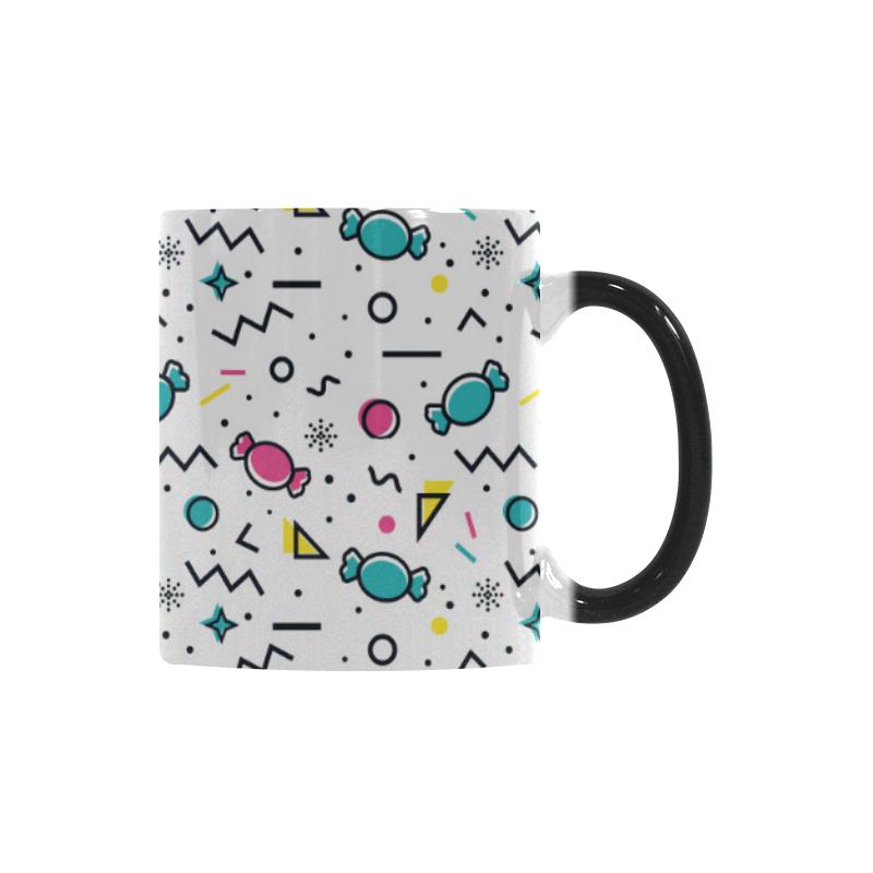 Candy design pattern Morphing Mug Heat Changing Mug