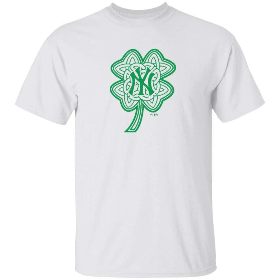 New York Yankees Fanatics Branded Big & Tall St. Patrick’s Day Celtic Charm T-Shirt – Black cotton plus size