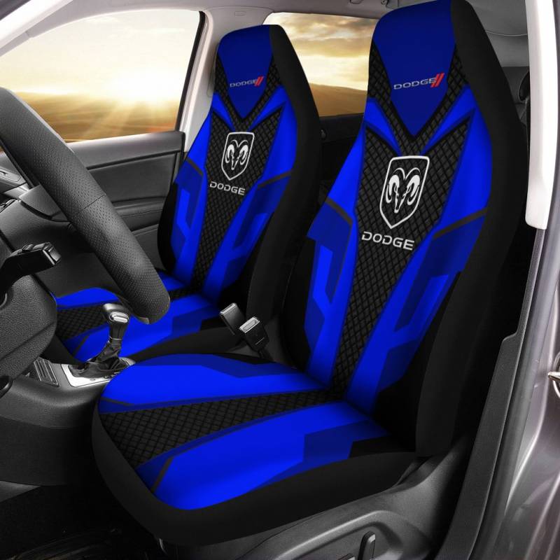 Dodge LPH Car Seat Cover (Set of 2) Ver 1 (Blue)