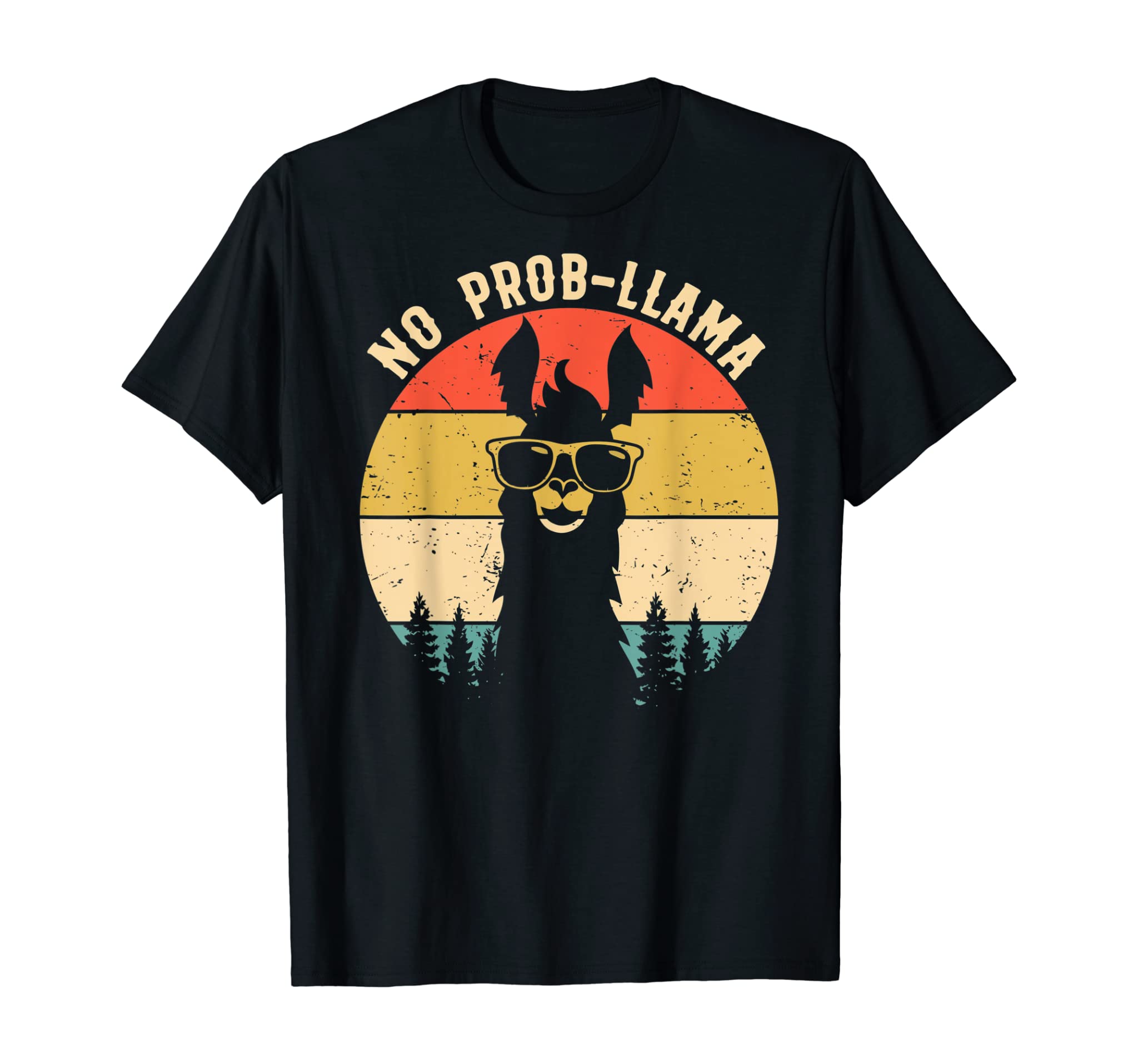 NO PROB-LLAMA Shirts Vintage Llama Alpaca T-Shirt