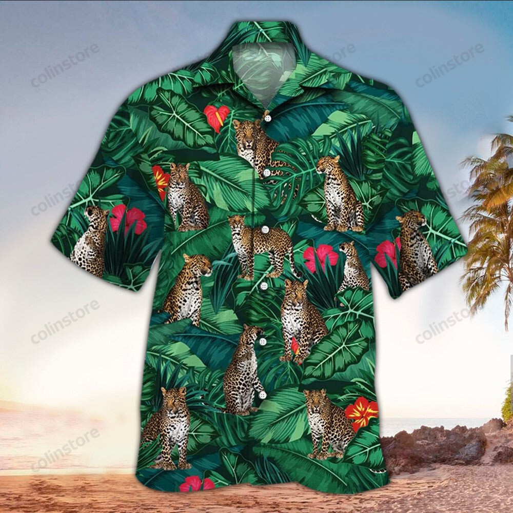 Leopard Hawaii Shirt For Aloha Ha73434