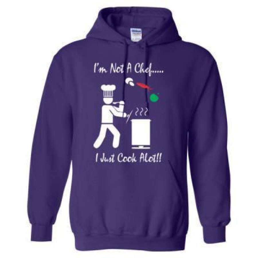 AGR Im Not A Chef I Just Cook A Lot – Heavy Blend™ Hooded Sweatshirt