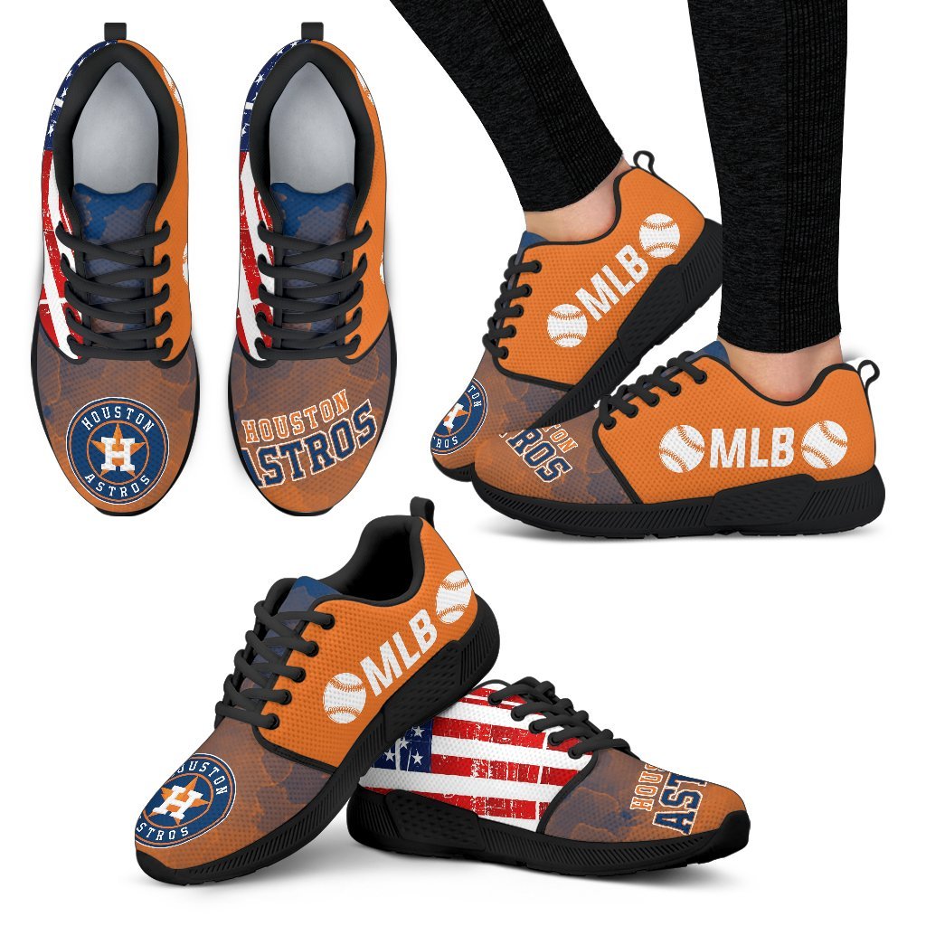 Awesome Fashion Houston Astros Shoes Athletic Sneakers