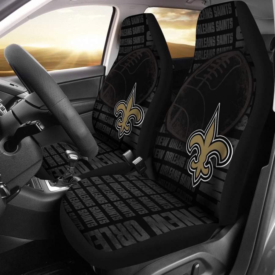 The Victory New Orleans Saints Car Seat Covers