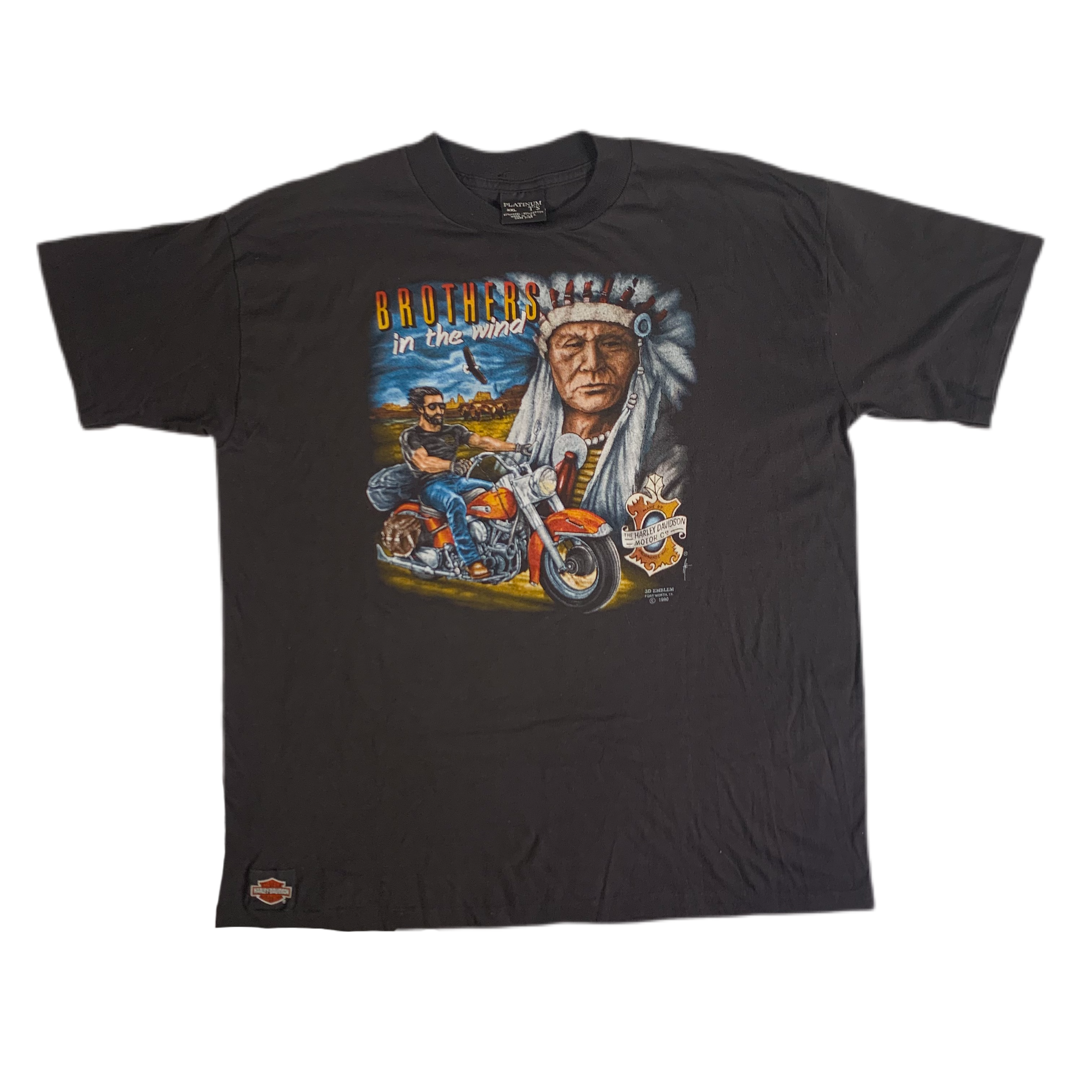 Vintage Harley-Davidson “Brothers In The Wind” Kona Hawaii T-Shirt