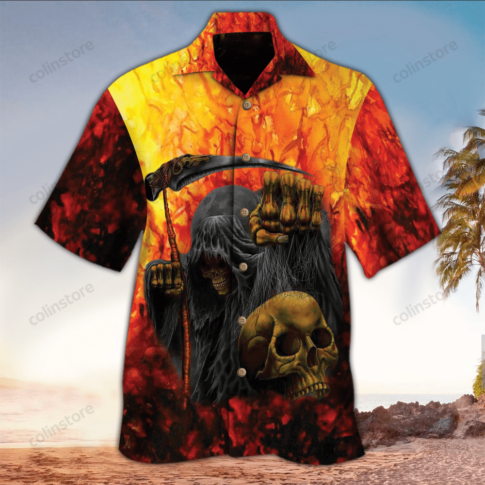 Skull Hawaii Perfect Shirt Aloha Ha29030