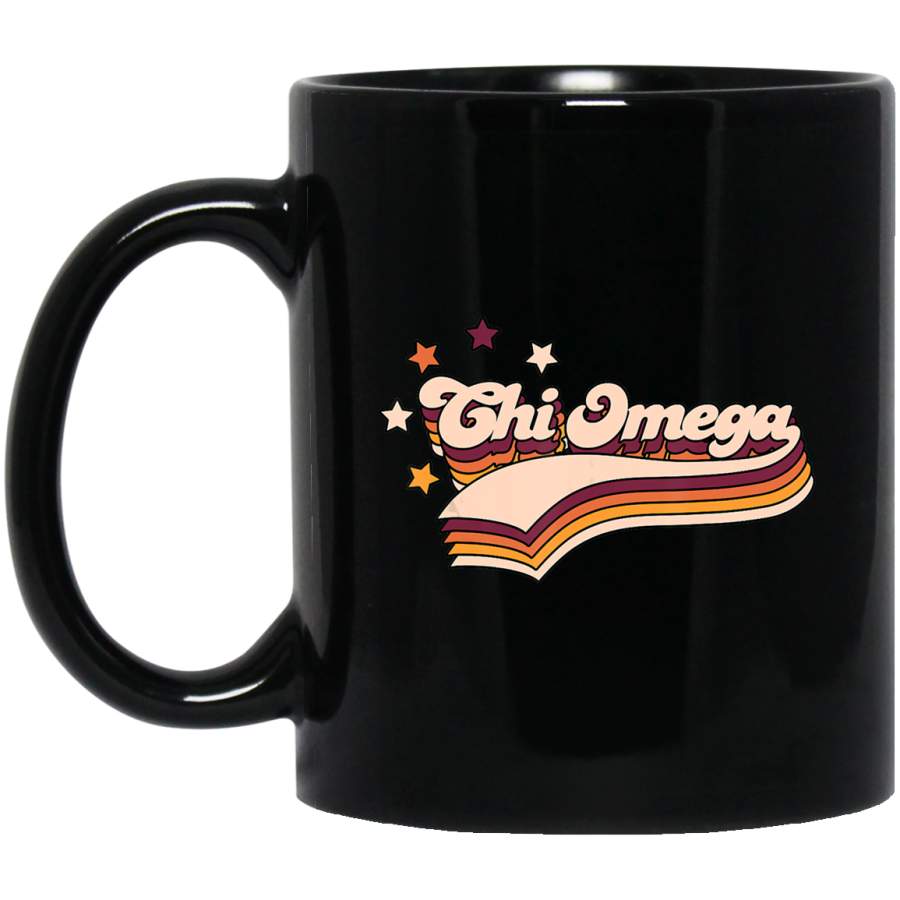 Chi-Omega Sorority Retro Vintage Greek Coffee Mug