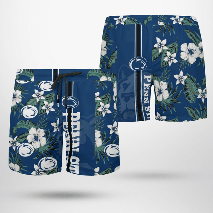 Penn State Nittany Lions Logo Hawaii Shorts Summer Men Ha54229